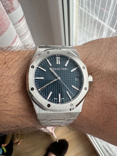 audemars piguet 15500 black and blue - zf & aps